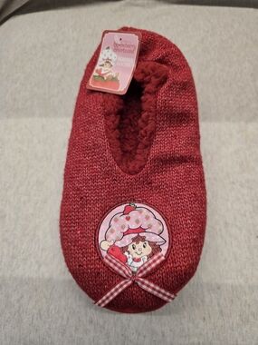 Red Womens Slipper Socks - Cozy One Piece